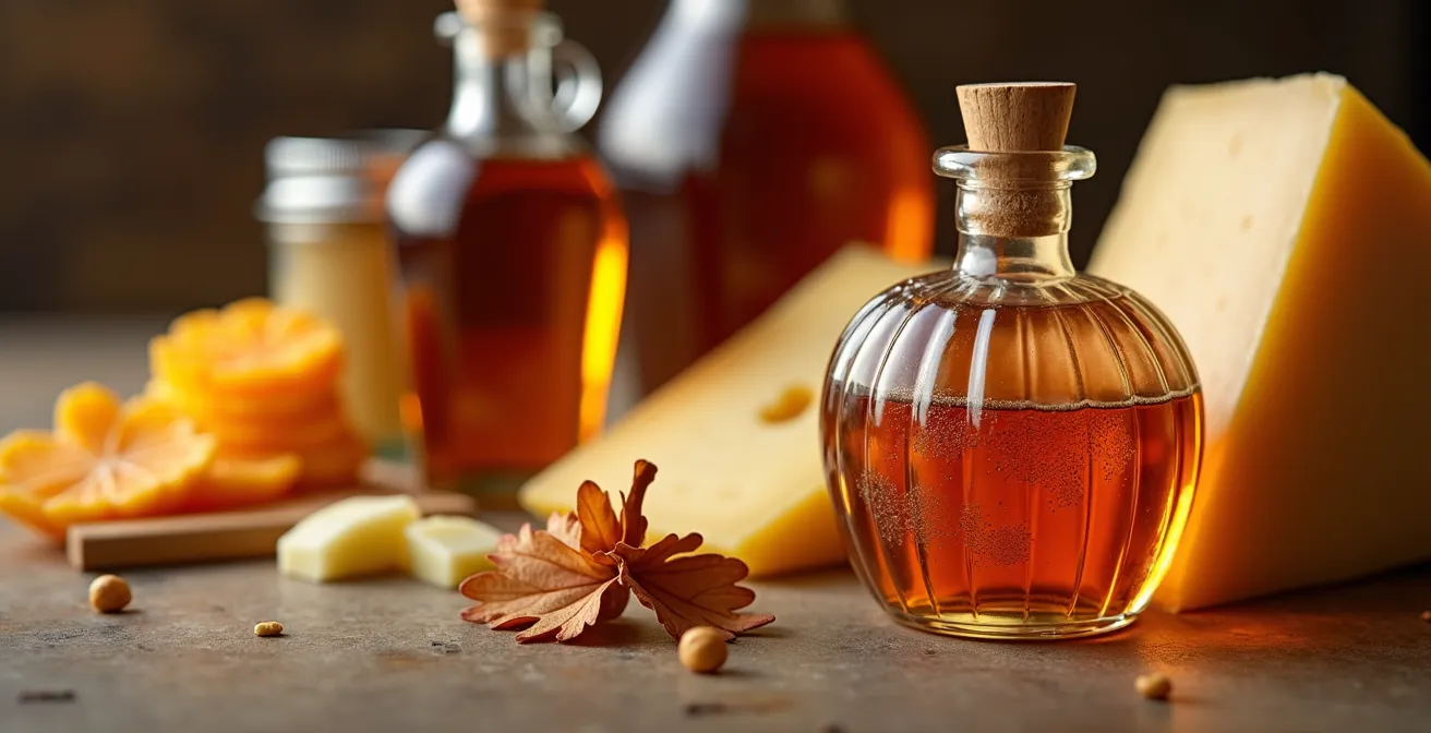 Gros plan sur des produits québécois avec focus sur les certifications et labels de provenance locale